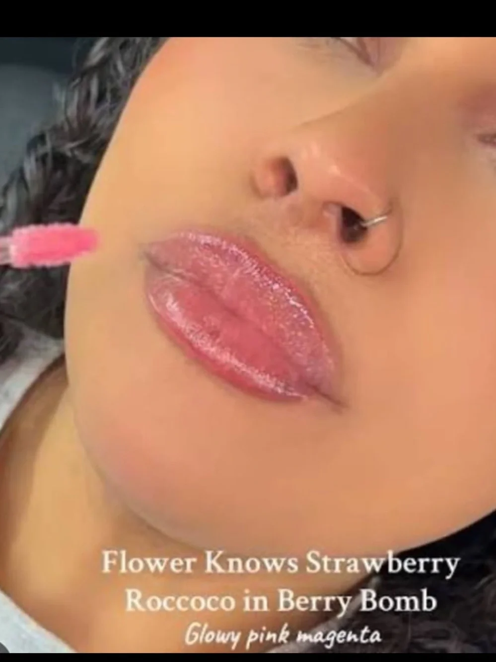 Flower Knows Strawberry Rococo Lipgloss Berry Bomb G03 BNIB
